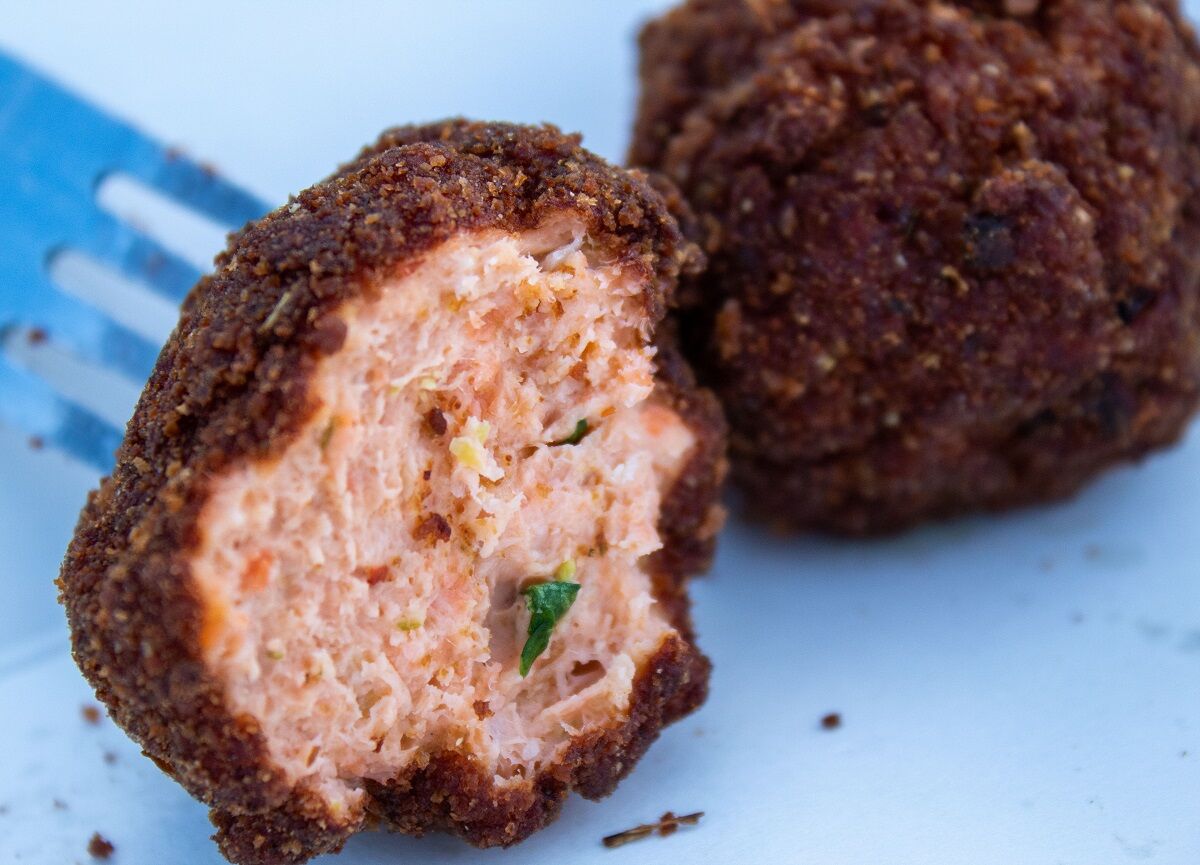 salmon meatballs Brigham Fish Market